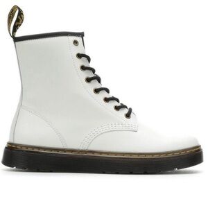 Dr. Martens Zavala Combat Boot in White Women’s Size 7